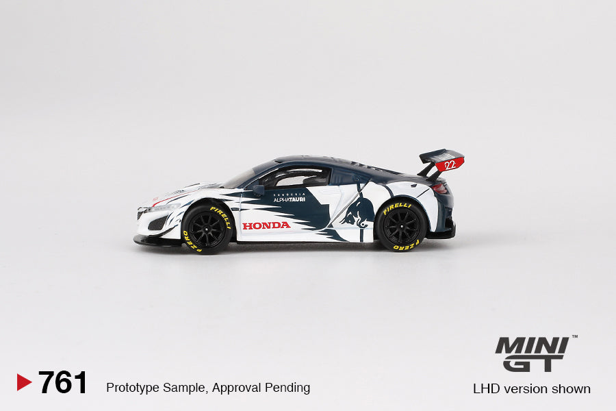 Honda NSX GT3 EVO – AlphaTauri Yuki Tsunoda 2023 Red Bull Nürburgring – MiniGT