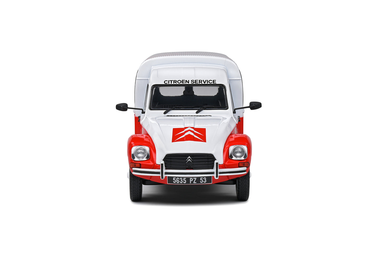 Citroën Acadiane Assistance 1984 Red/White – Die‑Cast Solido