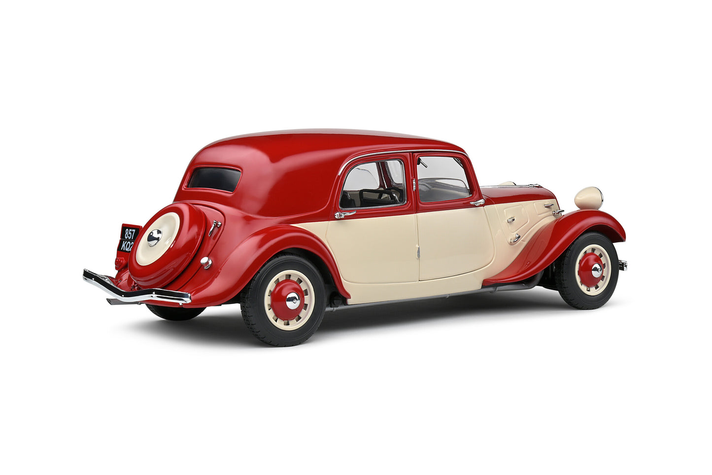 Citroën Traction 7 1937 Red / Cream – Die‑Cast Solido