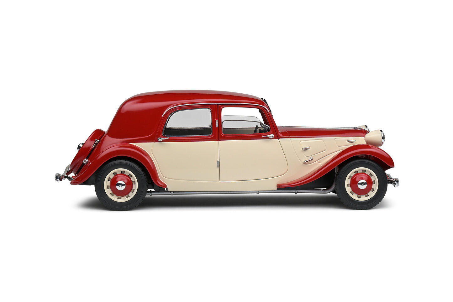Citroën Traction 7 1937 Red / Cream – Die‑Cast Solido