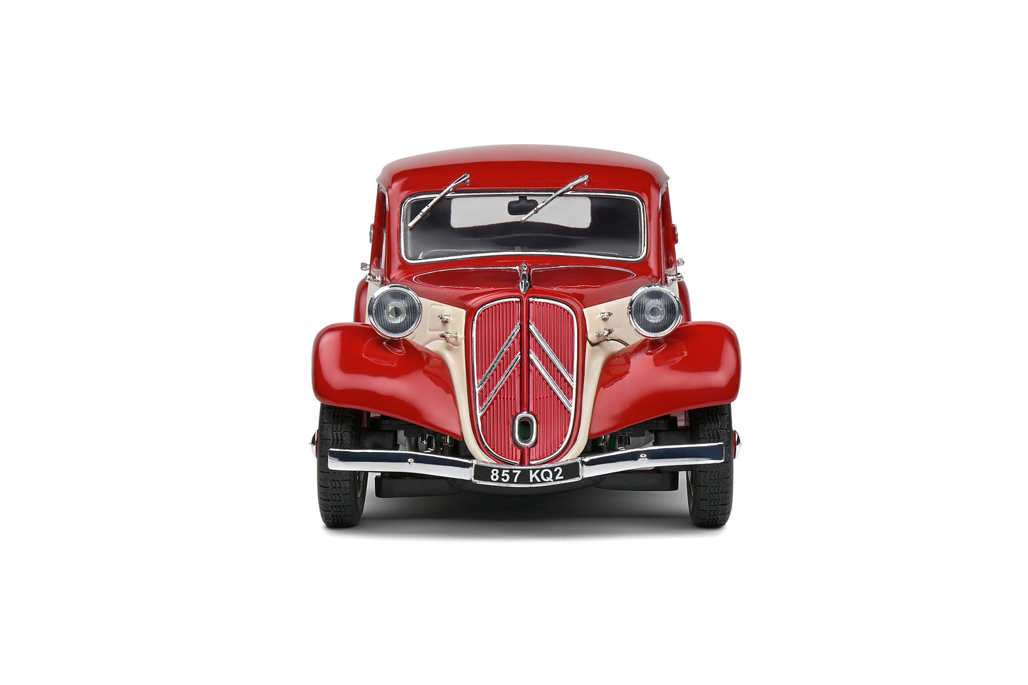 Citroën Traction 7 1937 Red / Cream – Die‑Cast Solido