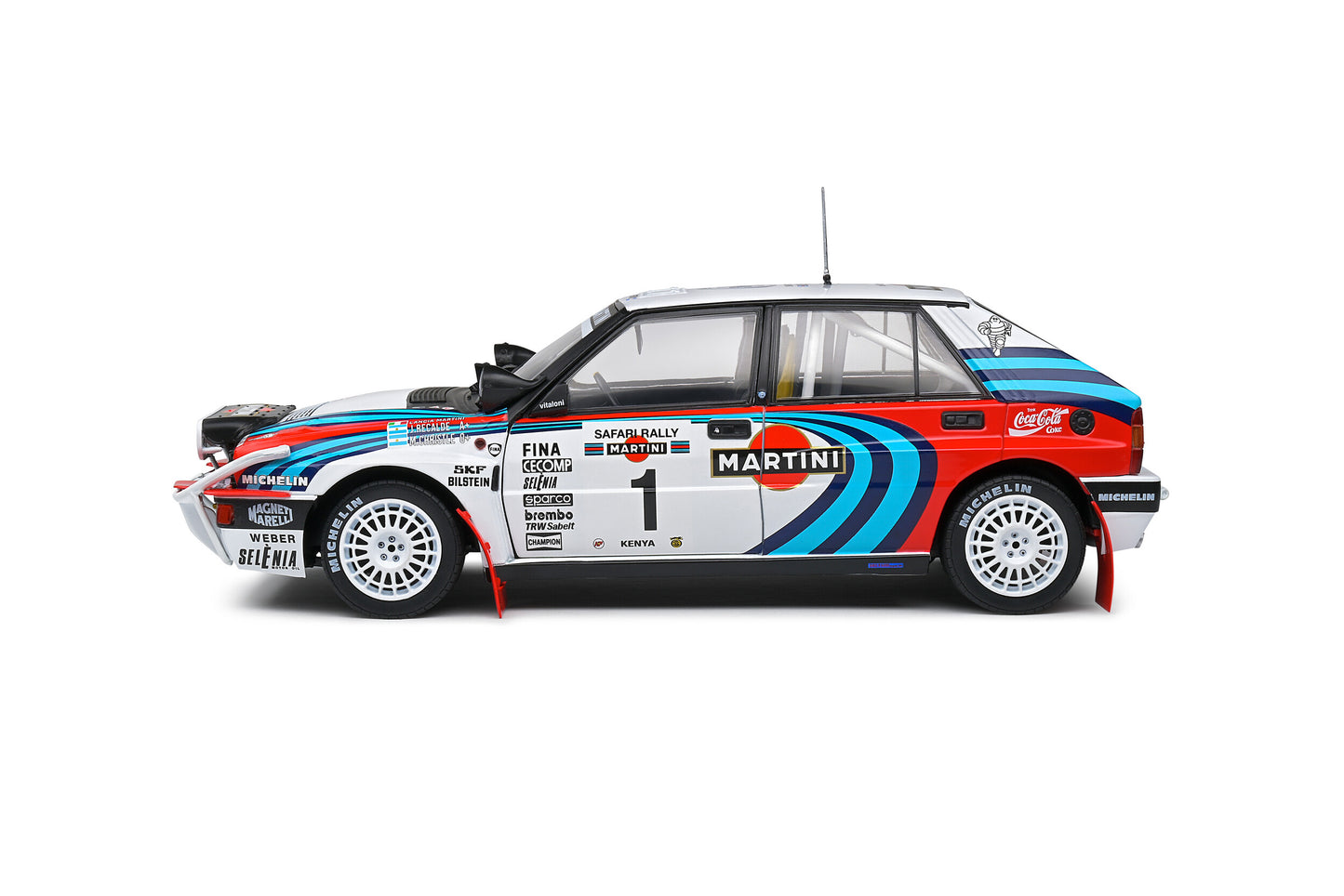 Lancia Delta HF Integrale – Safari Rallye Kenya – 1991 – #1 Recalde / Christie – 1:18 – Solido