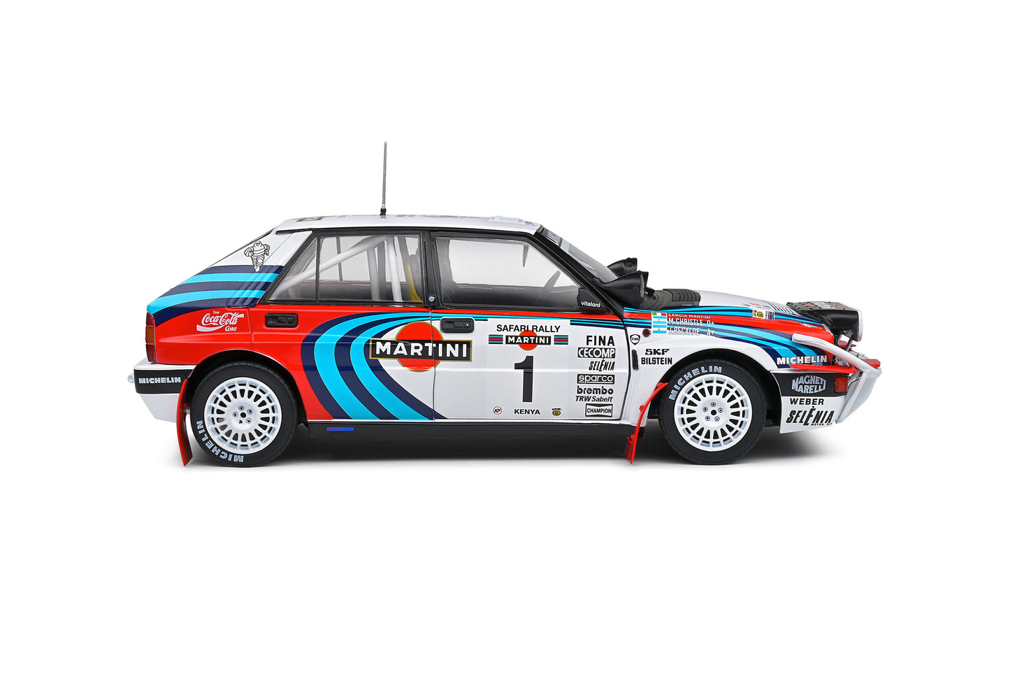 Lancia Delta HF Integrale – Safari Rallye Kenya – 1991 – #1 Recalde / Christie – 1:18 – Solido
