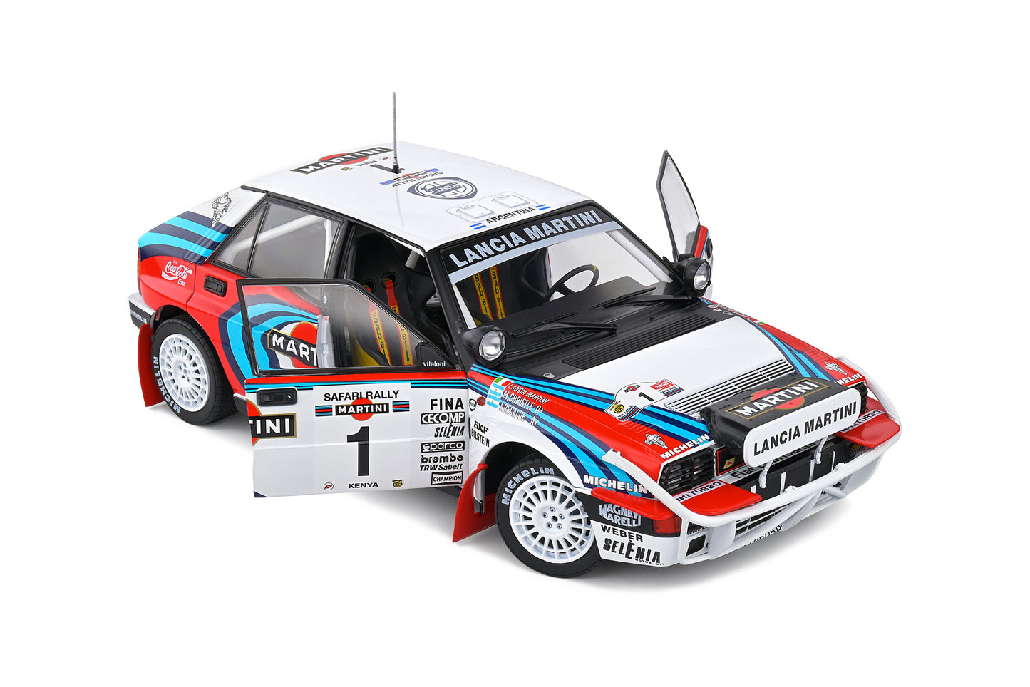 Lancia Delta HF Integrale – Safari Rallye Kenya – 1991 – #1 Recalde / Christie – 1:18 – Solido