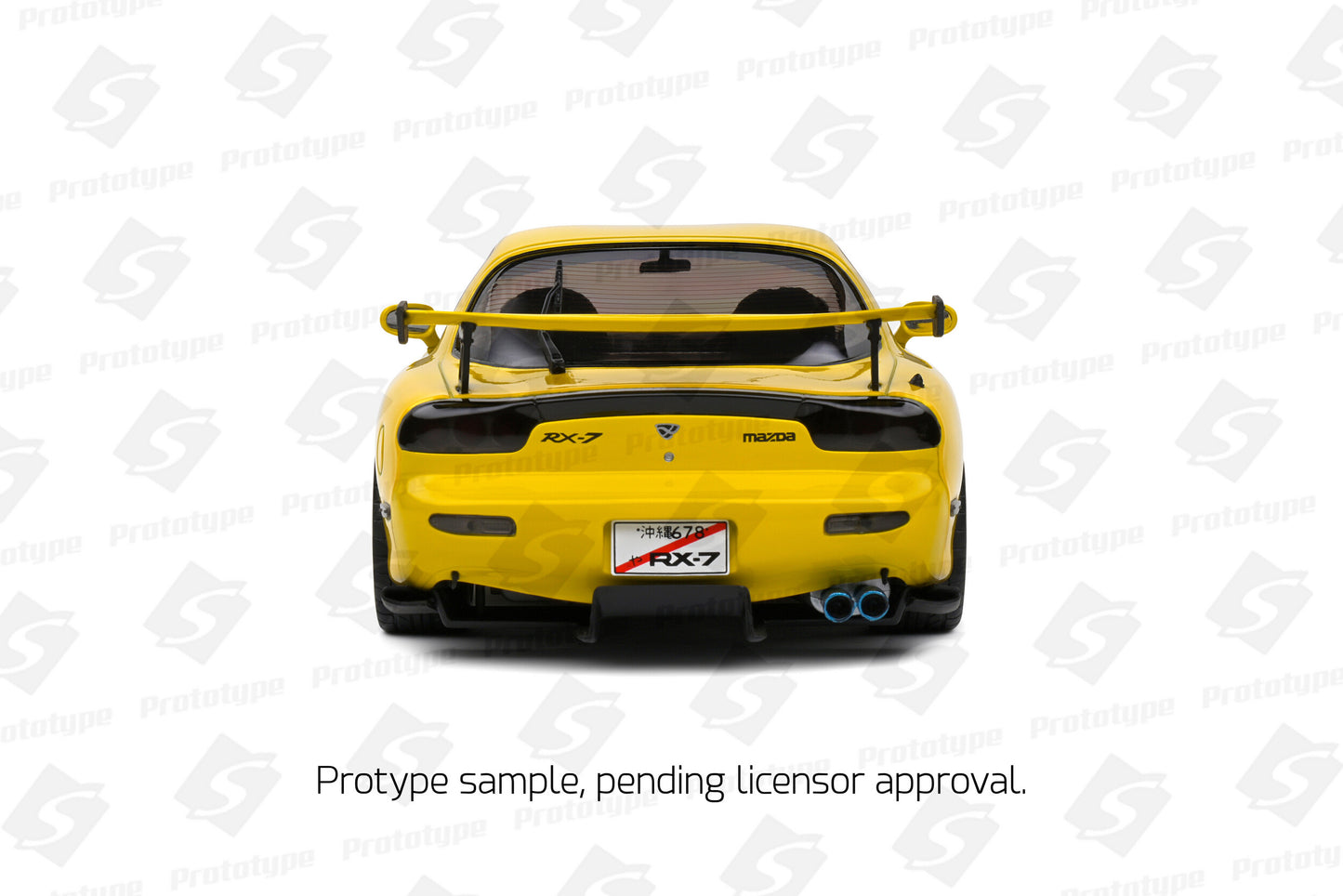 Mazda RX-7 FD3RS Streetfighters – 1999 – Yellow – 1:18 – Solido