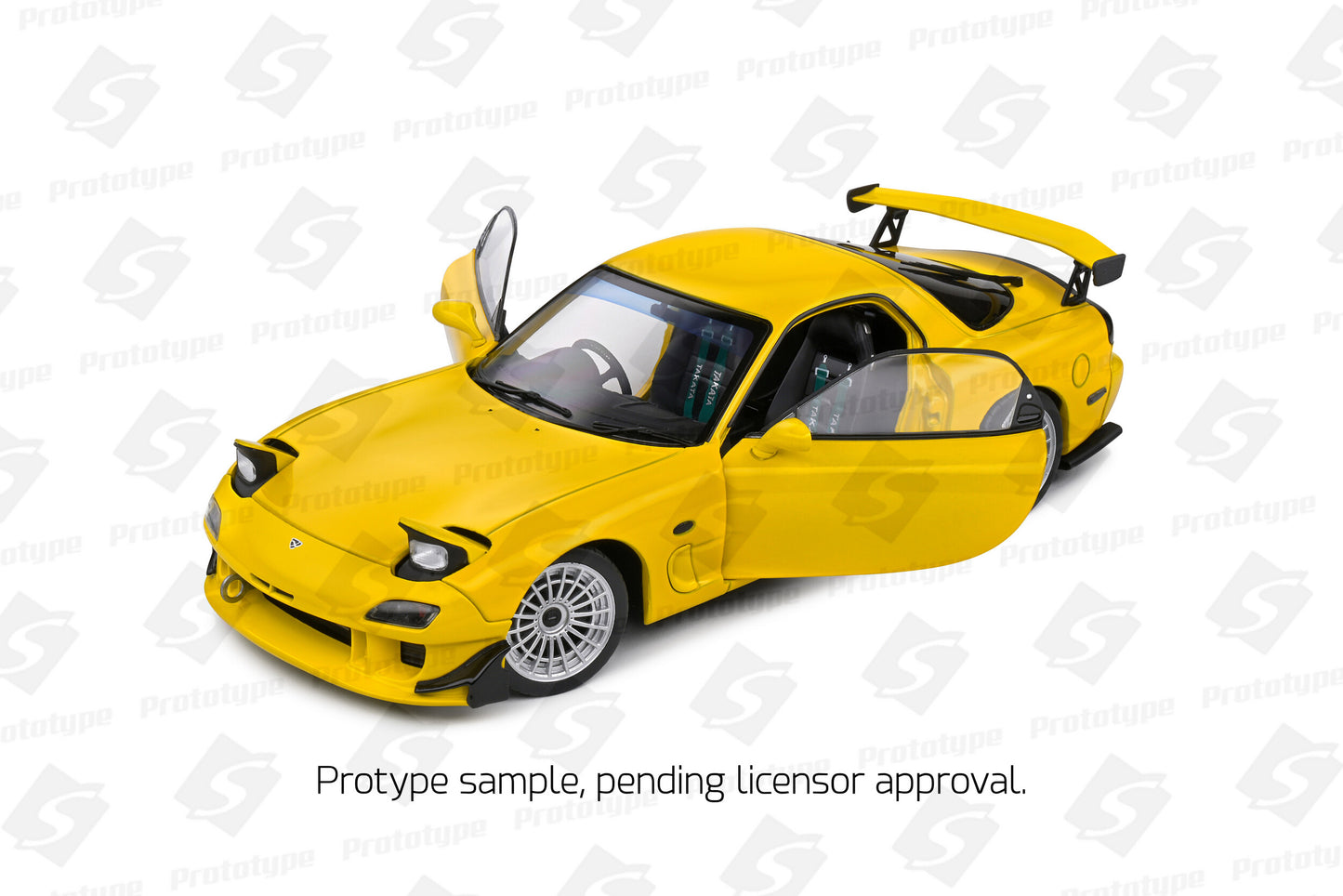 Mazda RX-7 FD3RS Streetfighters – 1999 – Yellow – 1:18 – Solido