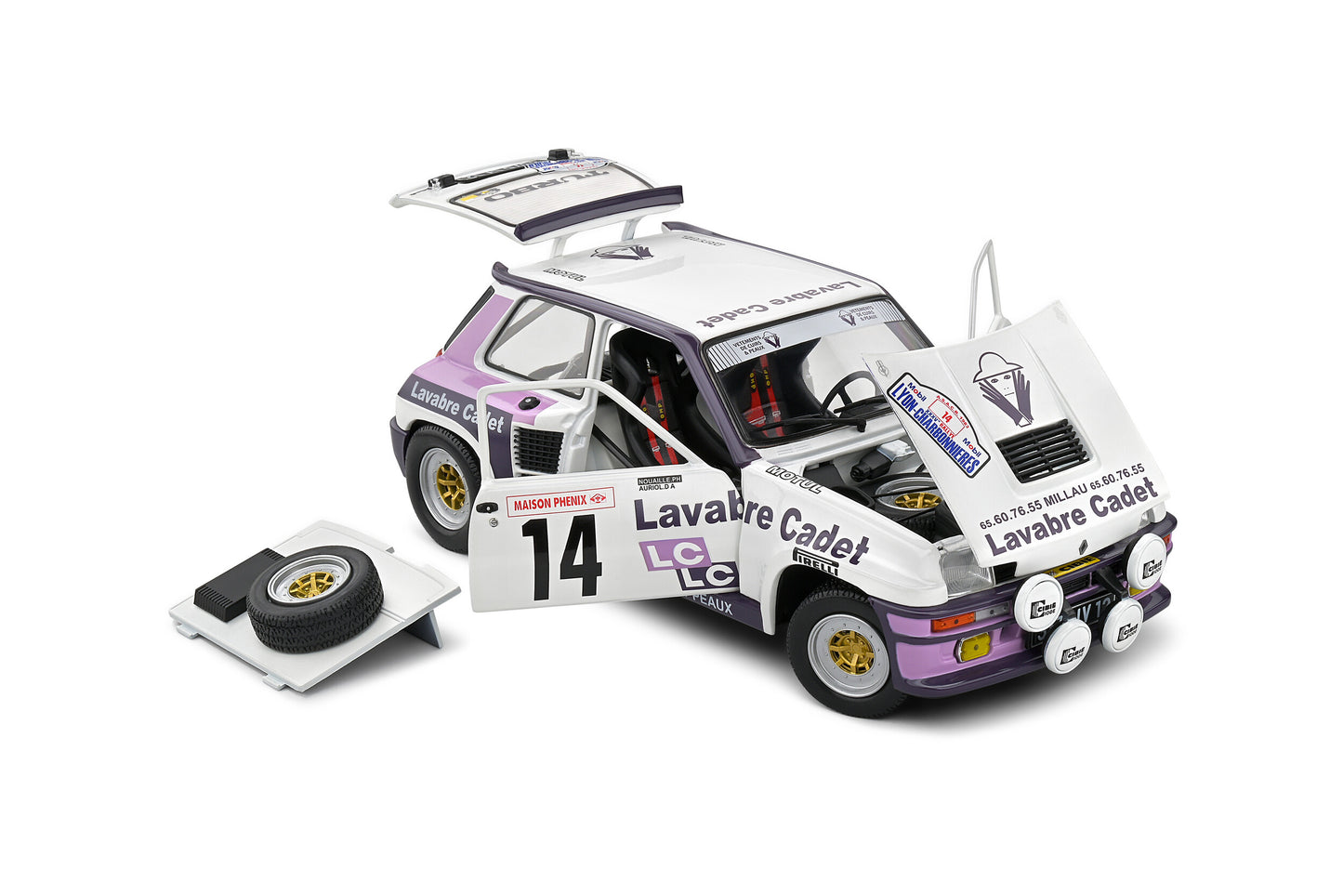 Renault 5 Turbo – Rallye Lyon Charbonnière – 1983 – #14 Auriol/Nouaille