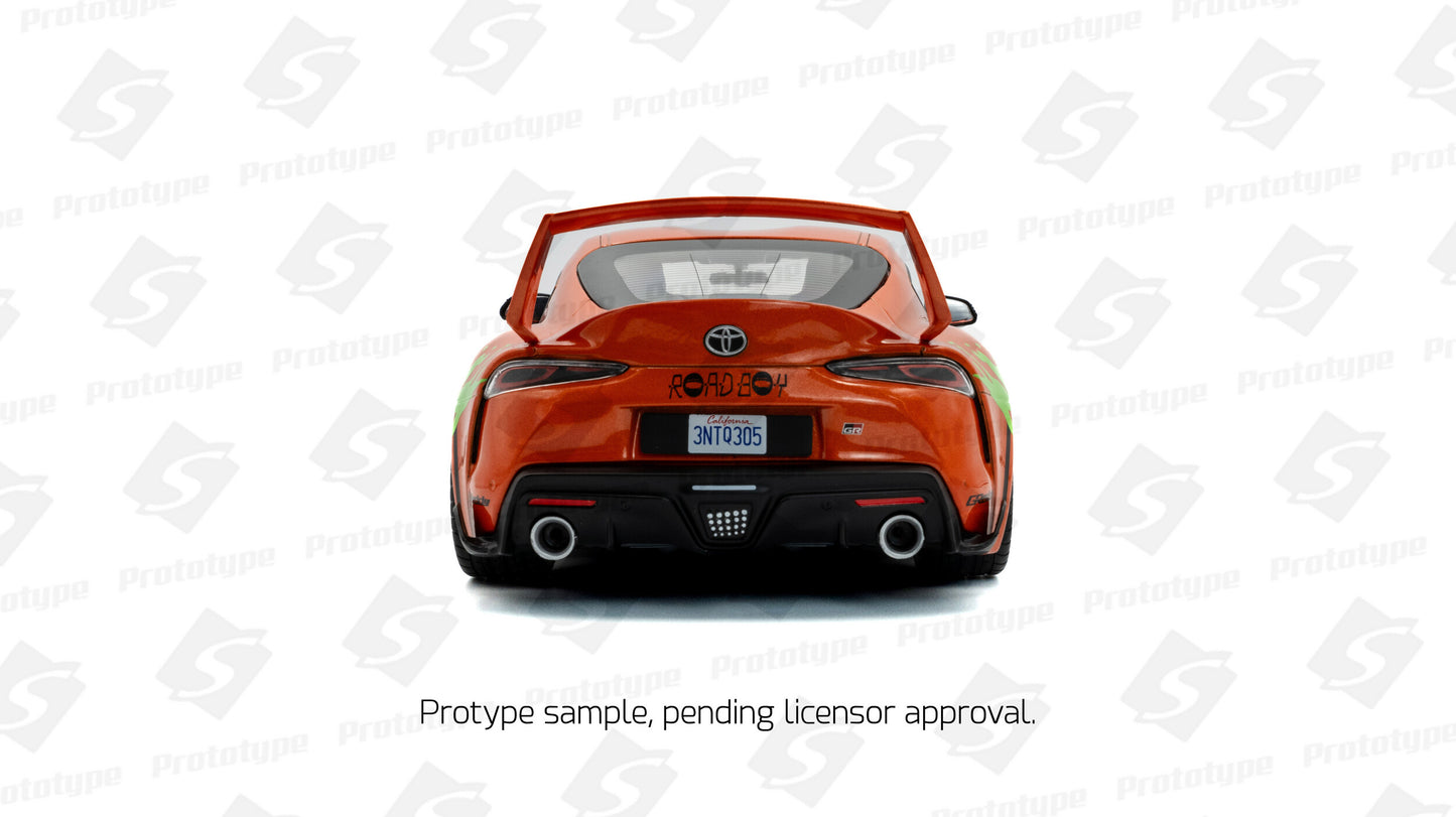Toyota GR Supra Tribute – 2024 – Orange – 1:18 – Solido