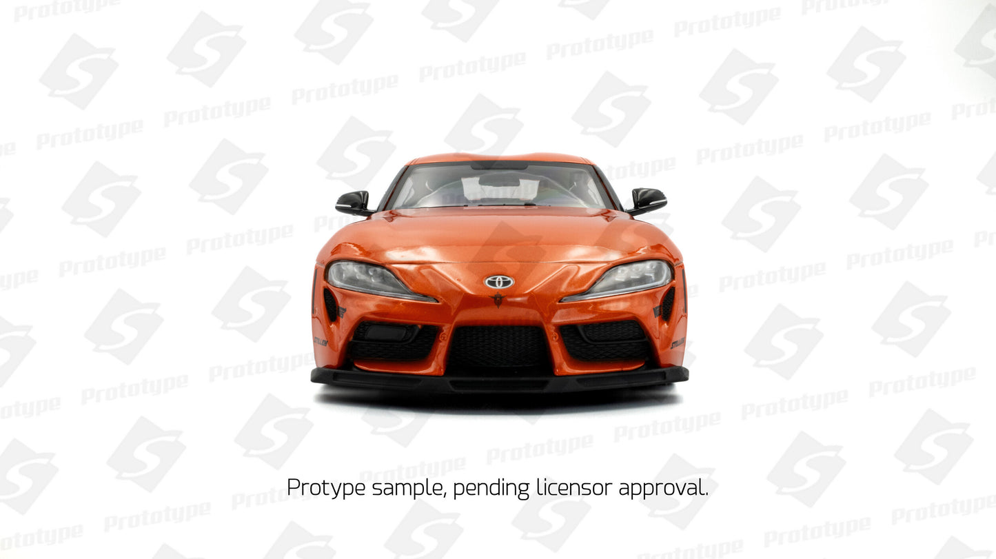 Toyota GR Supra Tribute – 2024 – Orange – 1:18 – Solido