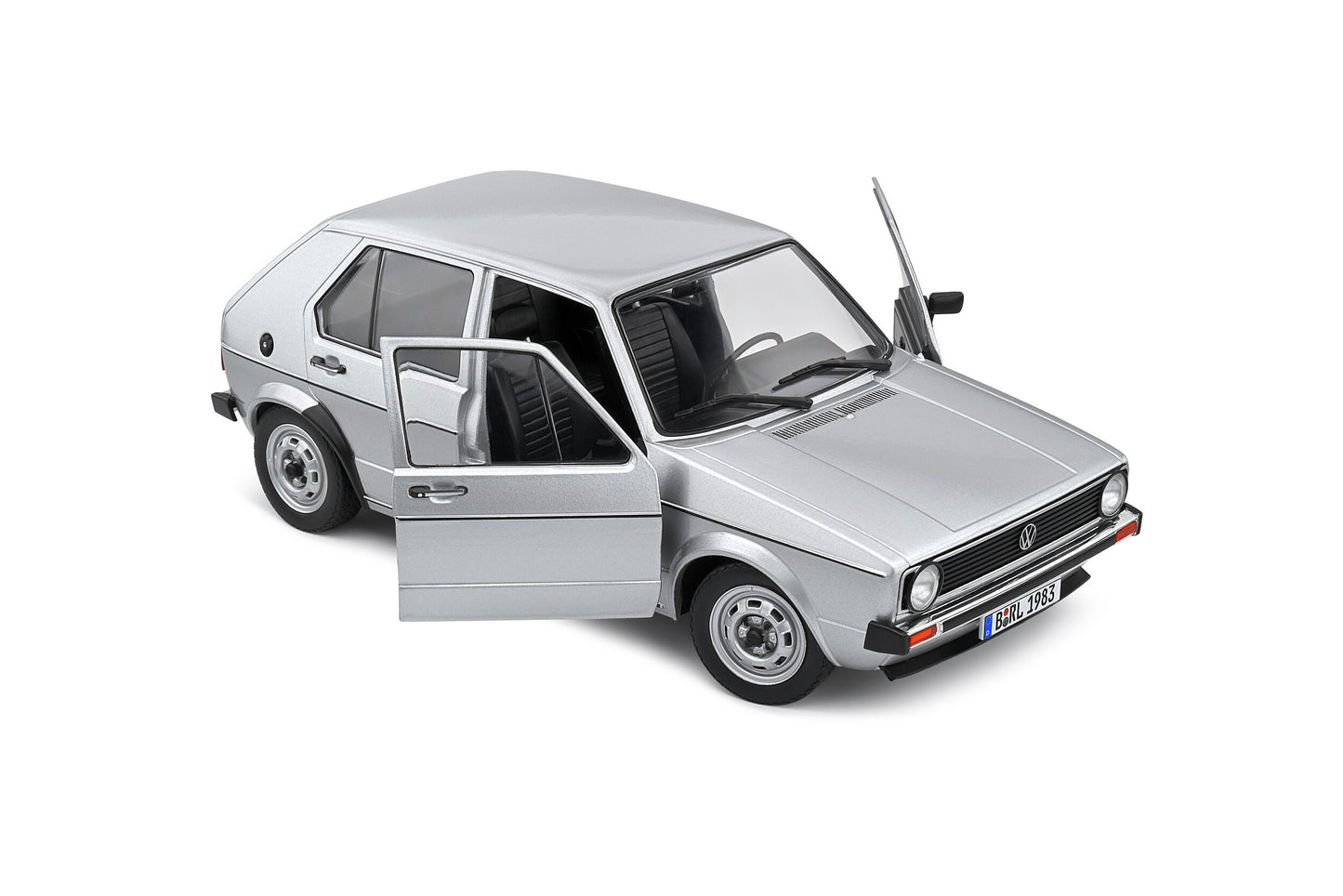 Volkswagen Golf L Gris Metal 1983 – Die‑Cast Solido