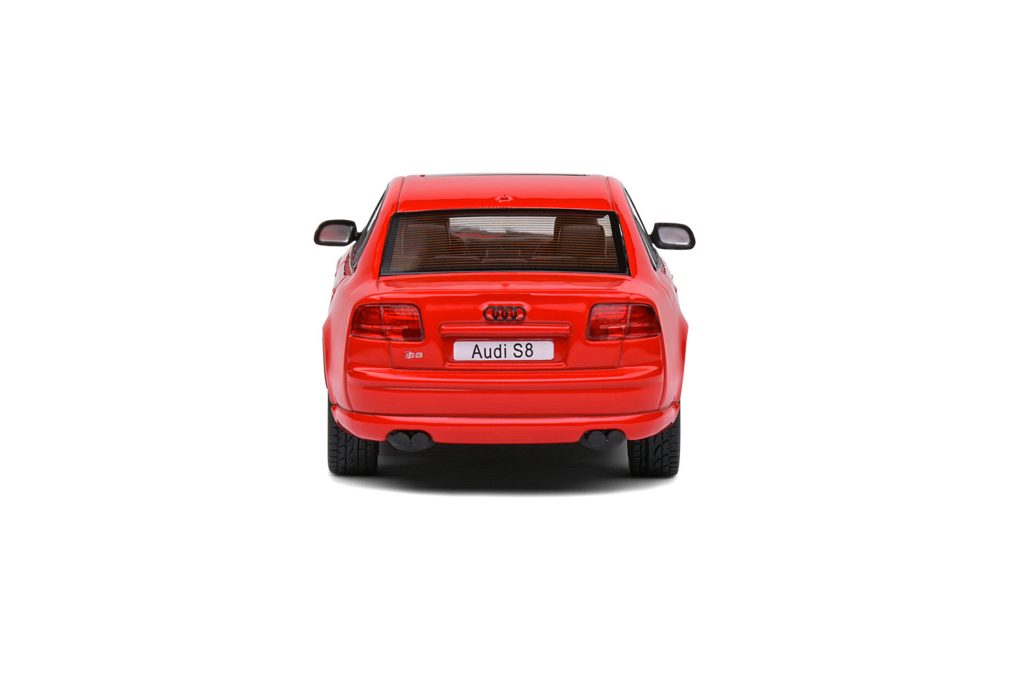 Audi S8 (D3) – 2010 – Crvena sa crnom linijom – 1:43 – Solido
