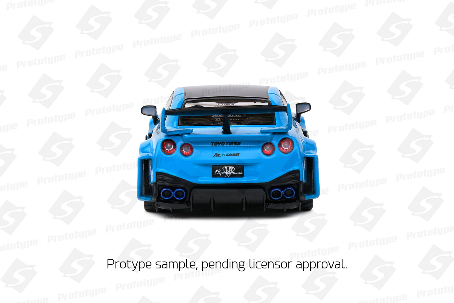 Nissan GT-R R35 LBWK Silhouette – 2019 – Miami Blue – 1:43 – Solido