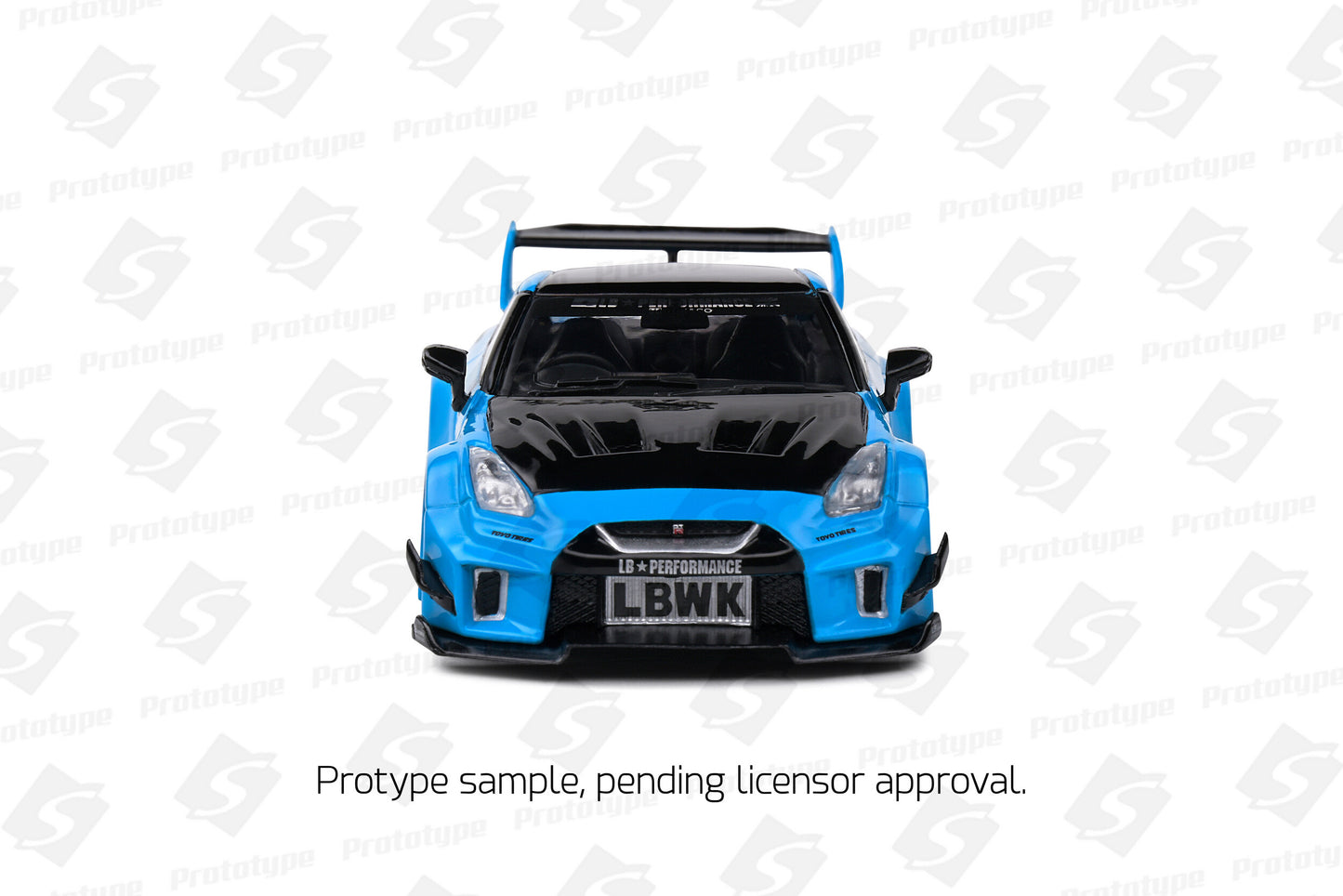 Nissan GT-R R35 LBWK Silhouette – 2019 – Miami Blue – 1:43 – Solido