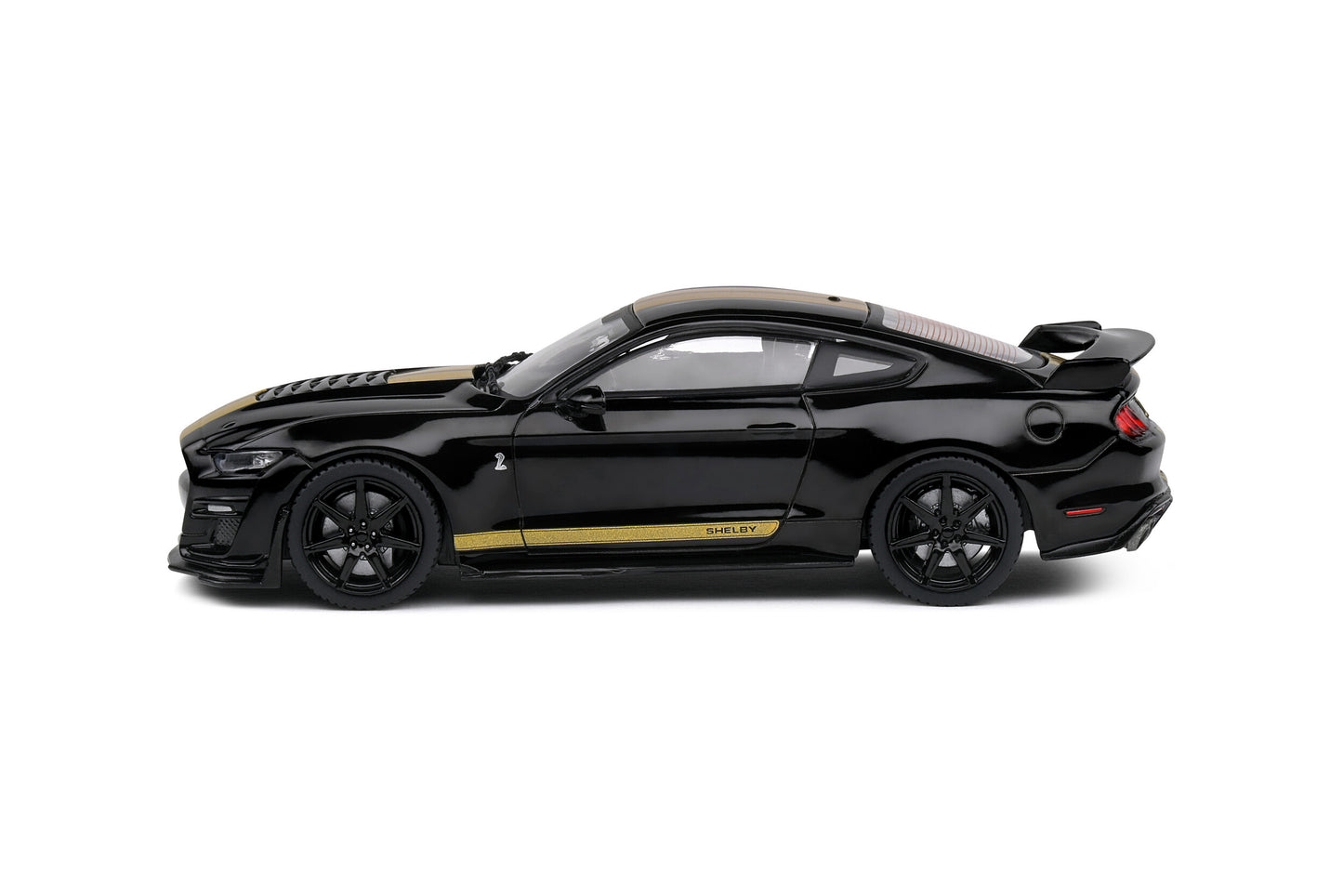 Shelby Mustang GT500 – 2020 – Crna sa zlatnim prugama – 1:43 – Solido
