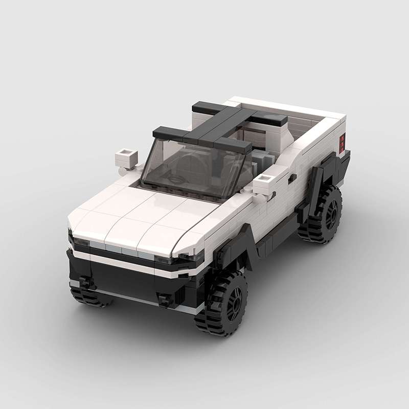 Pogled odozgo GMC Hummer EV autića na sklapanje