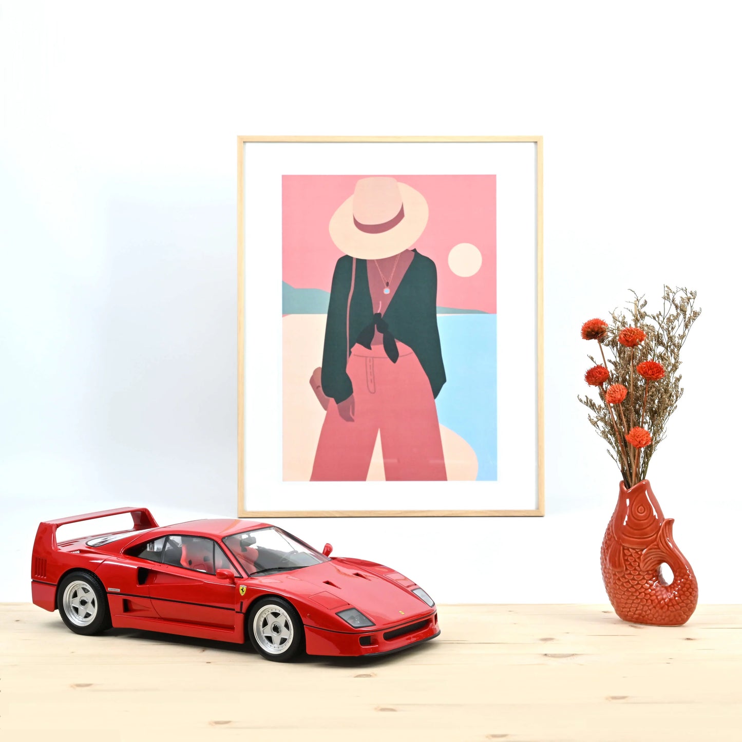 Ferrari F40 1987 – Red – Norev