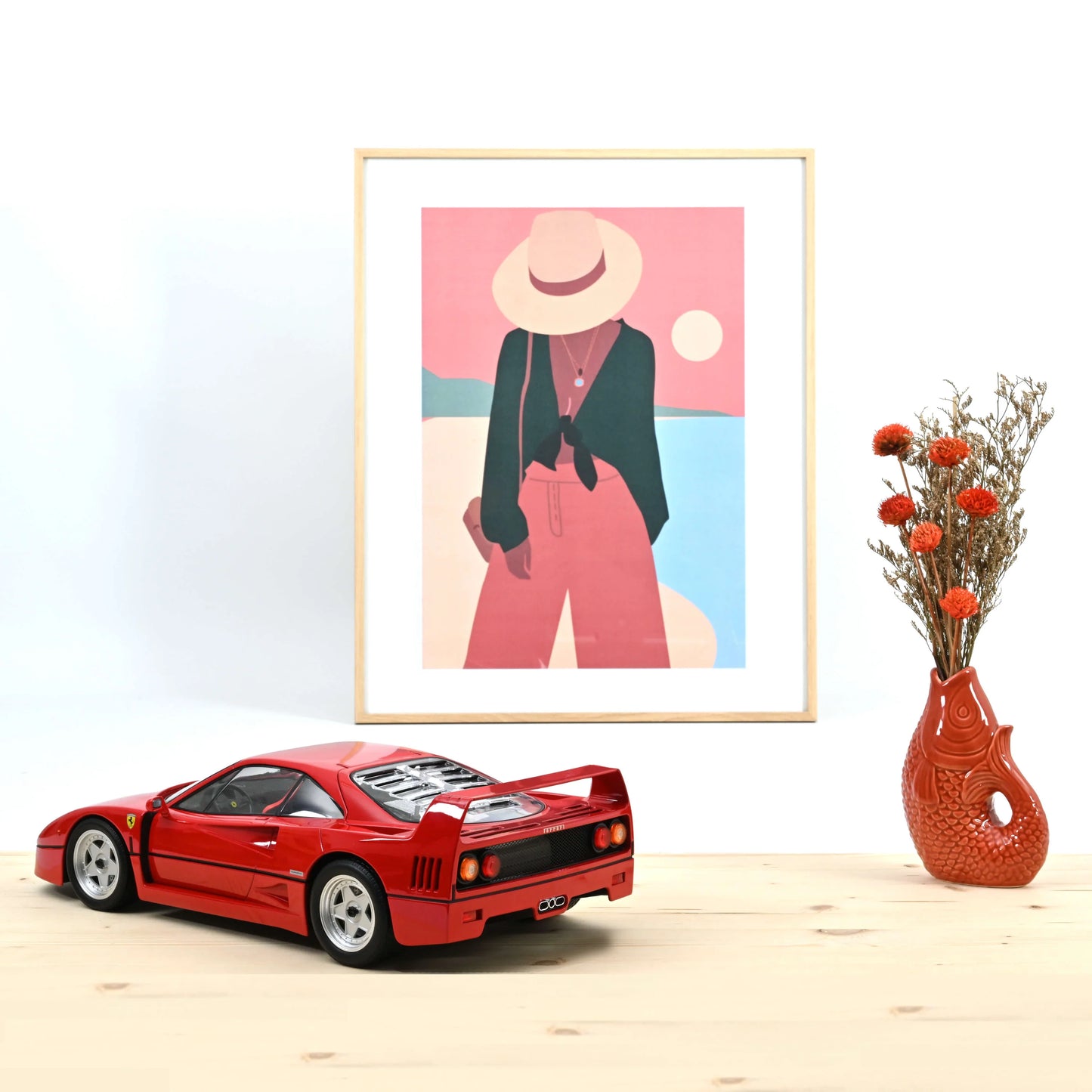 Ferrari F40 1987 – Red – Norev