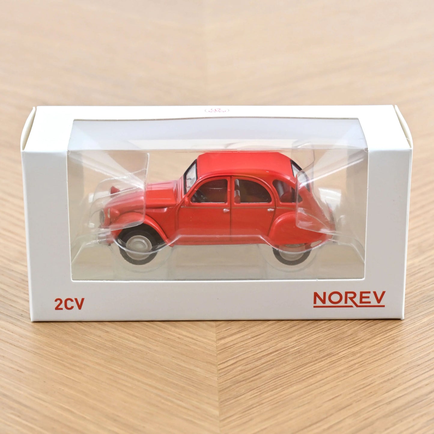 Citroën 2CV 1978 – Géranium Red – Norev Jet‑car