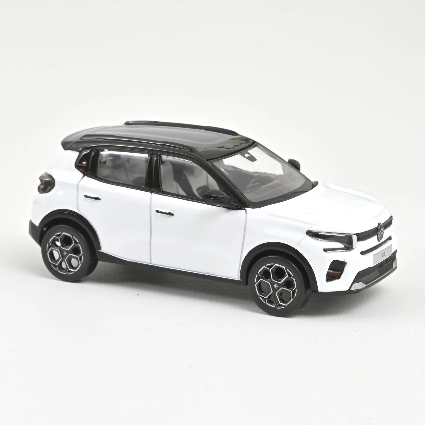 Citroën C3 2024 Polar White & Black Roof – Die‑Cast Norev
