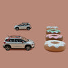 Citroën C3 Aircross 2017 Cosmic Silver & Orange Deco – Die‑Cast Norev