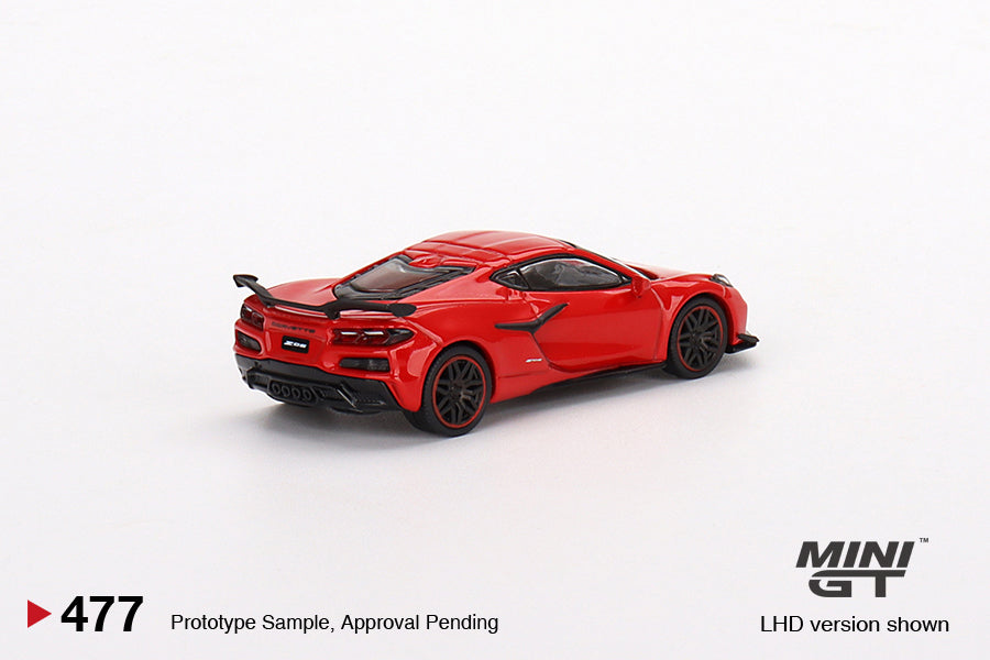 Chevrolet Corvette Z06 2023 – Torch Red – Mini GT 1:64