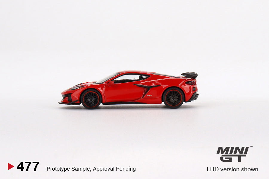 Chevrolet Corvette Z06 2023 – Torch Red – Mini GT 1:64