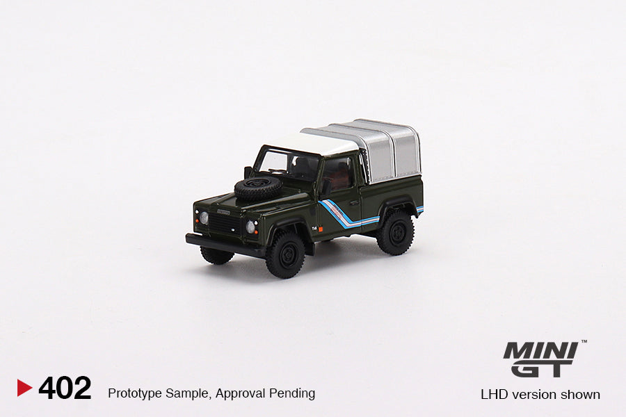 Land Rover Defender 90 Pickup Bronze Green – MiniGT