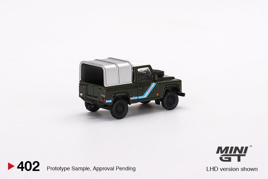 Land Rover Defender 90 Pickup Bronze Green – MiniGT