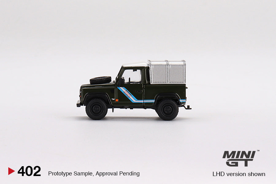 Land Rover Defender 90 Pickup Bronze Green – MiniGT