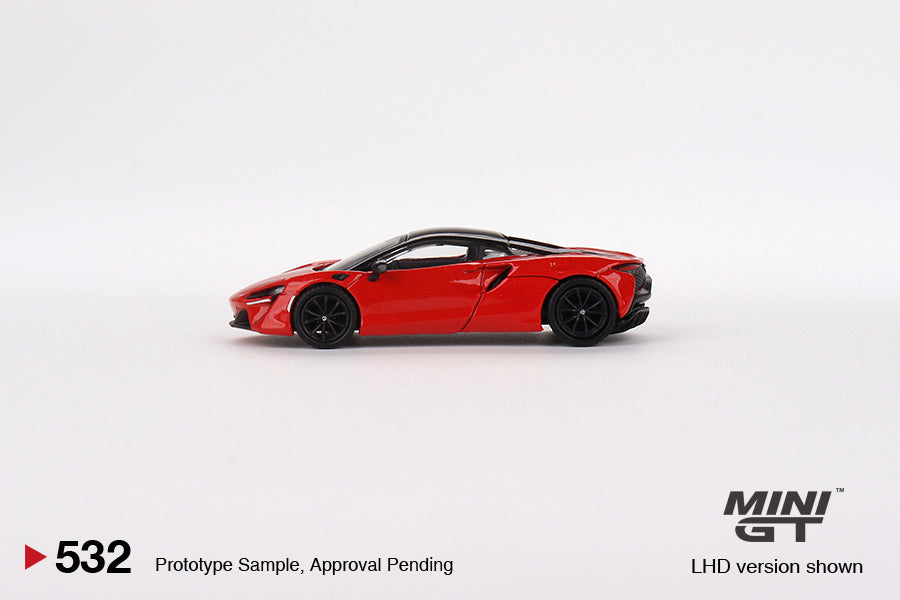 McLaren Artura Vermillion Red LHD – MiniGT 1/64