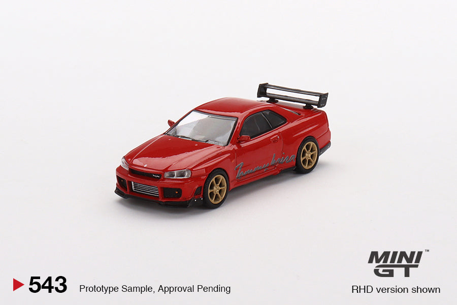 Nissan GT-R R34 Tommykaira R RZ, red