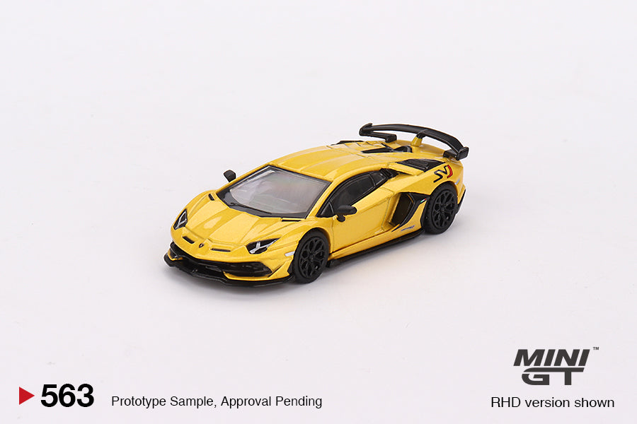 Lamborghini Aventador SVJ – Giallo Orion – 1:64 – Mini GT