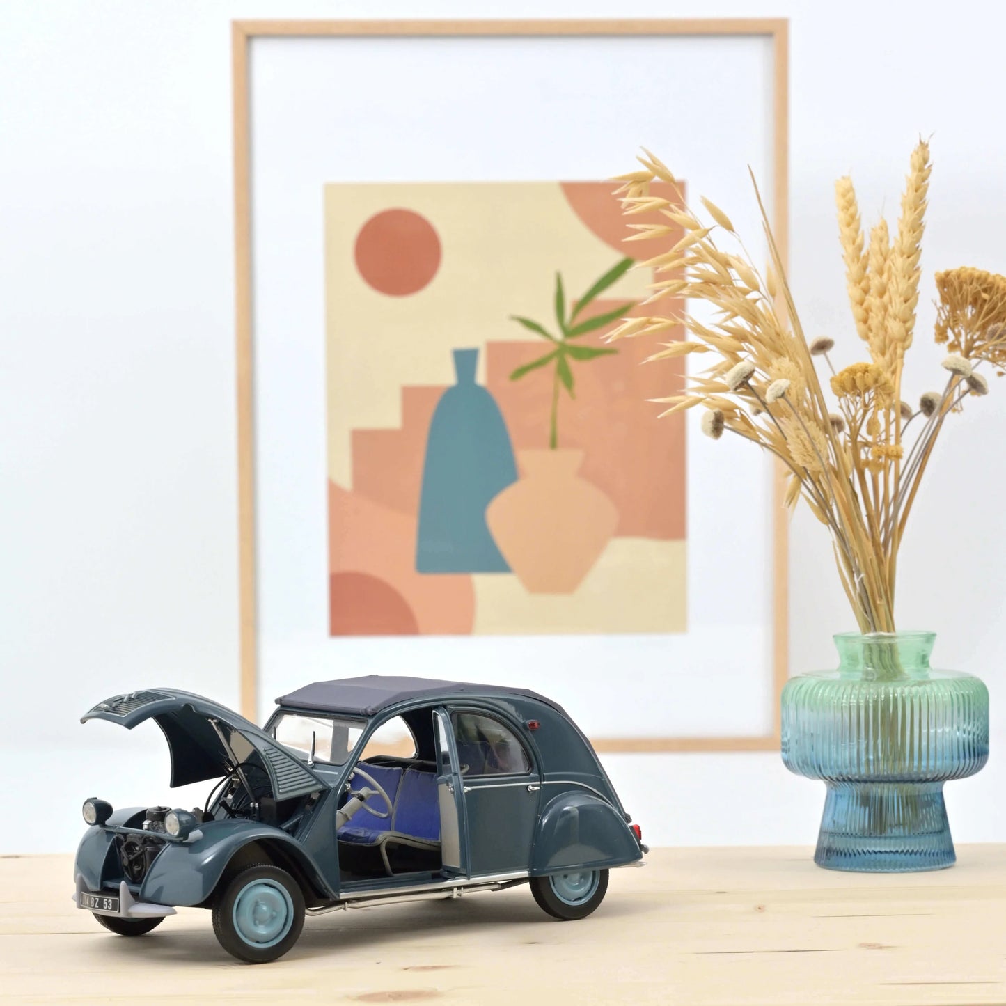 Citroën 2CV AZL 1959 Glacier Blue – Die‑Cast Norev