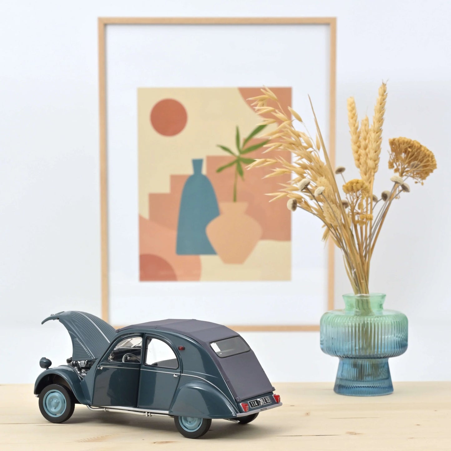 Citroën 2CV AZL 1959 Glacier Blue – Die‑Cast Norev