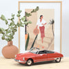 Citroën DS 19 Convertible 1961 Corail Red – Die‑Cast Norev