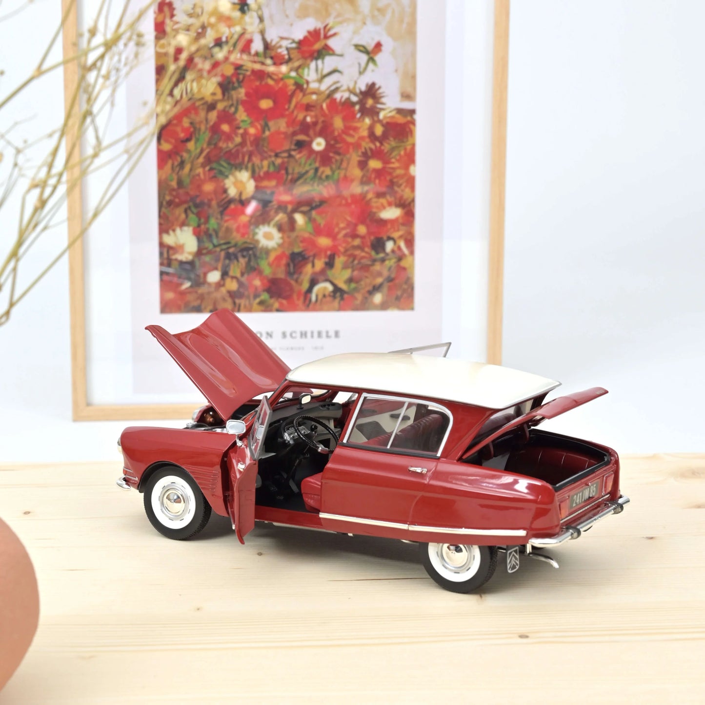 Citroën Ami 6 Club 1968 Corsaire Red – Die‑Cast Norev
