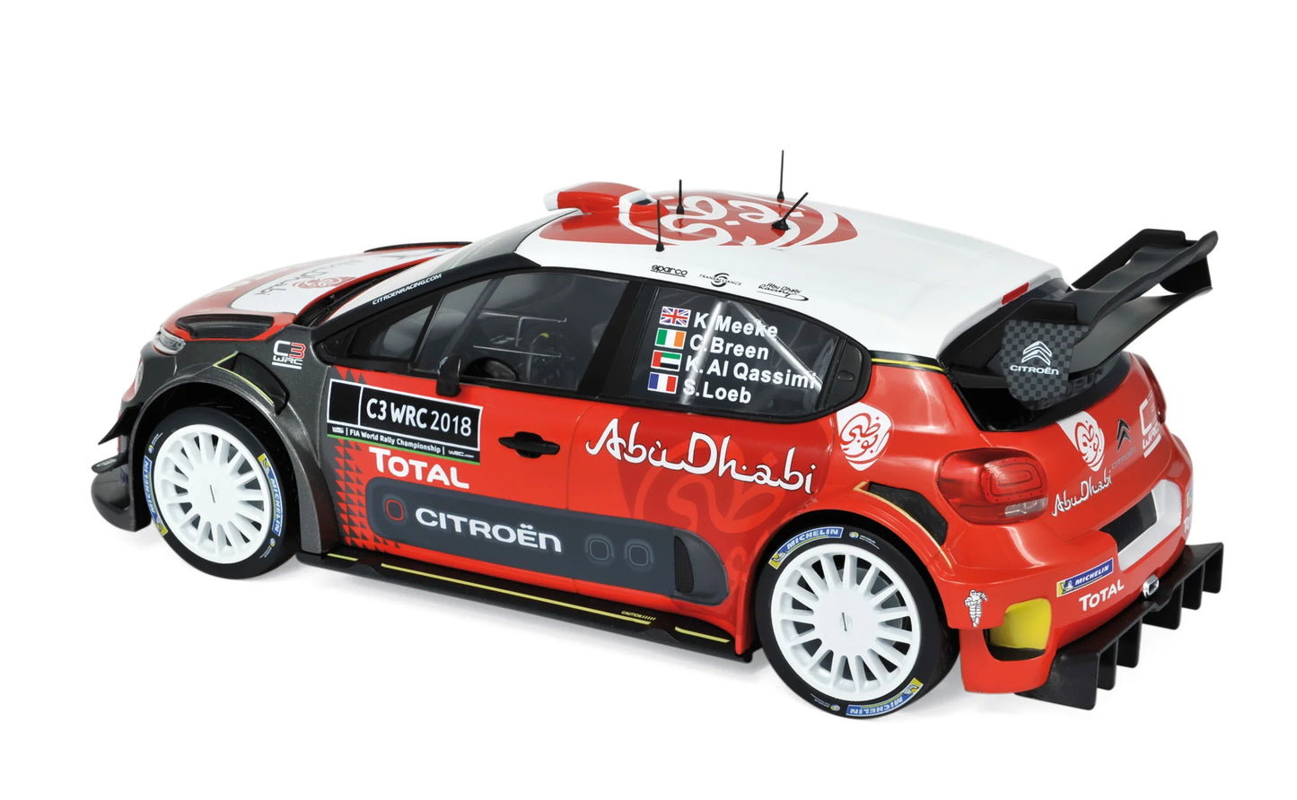 Citroën C3 WRC 2018 – Official Presentation Version – Norev