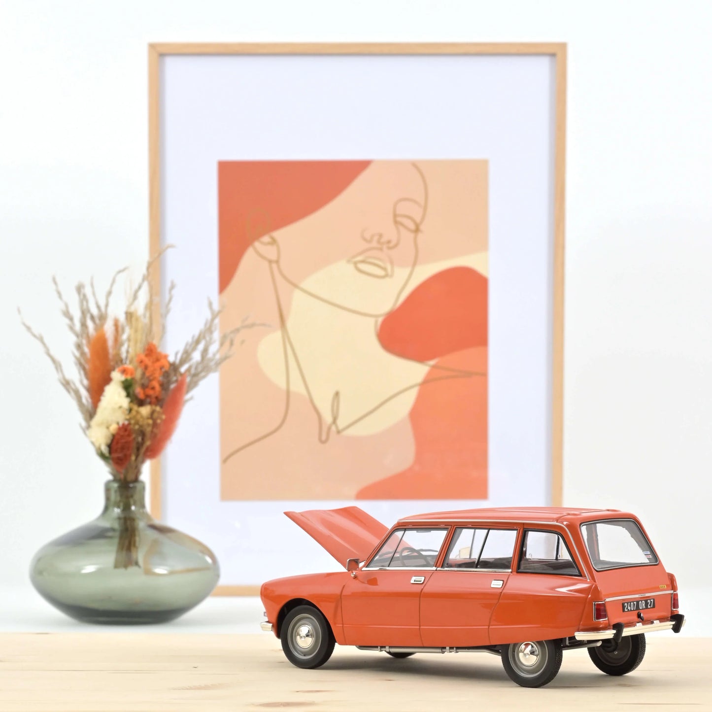 Citroën Ami 8 Break 1975 Ténéré Orange – Die‑Cast Norev