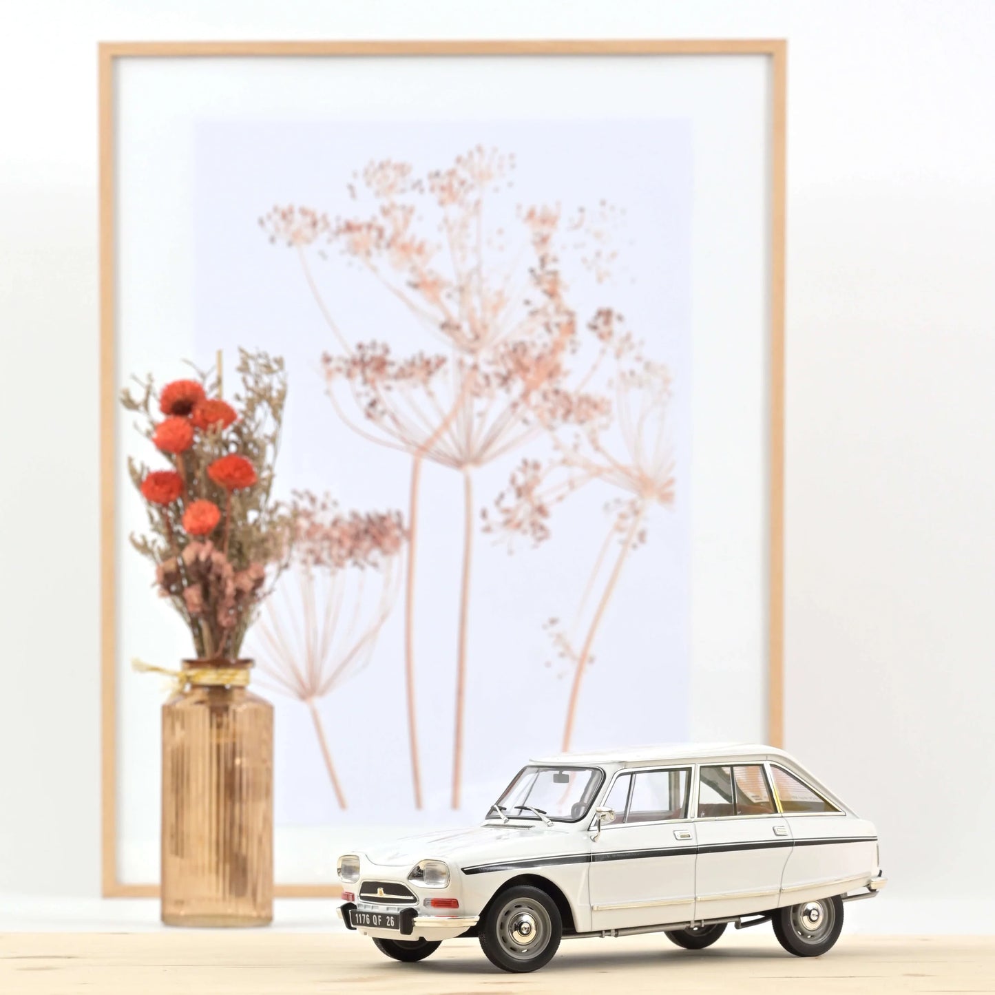 Citroën Ami Super 1974 “Meije White” – Die‑Cast Norev