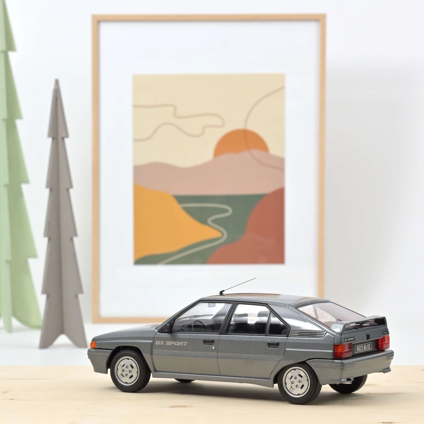 Citroën BX Sport 1985 Fox Grey – Die‑Cast Norev