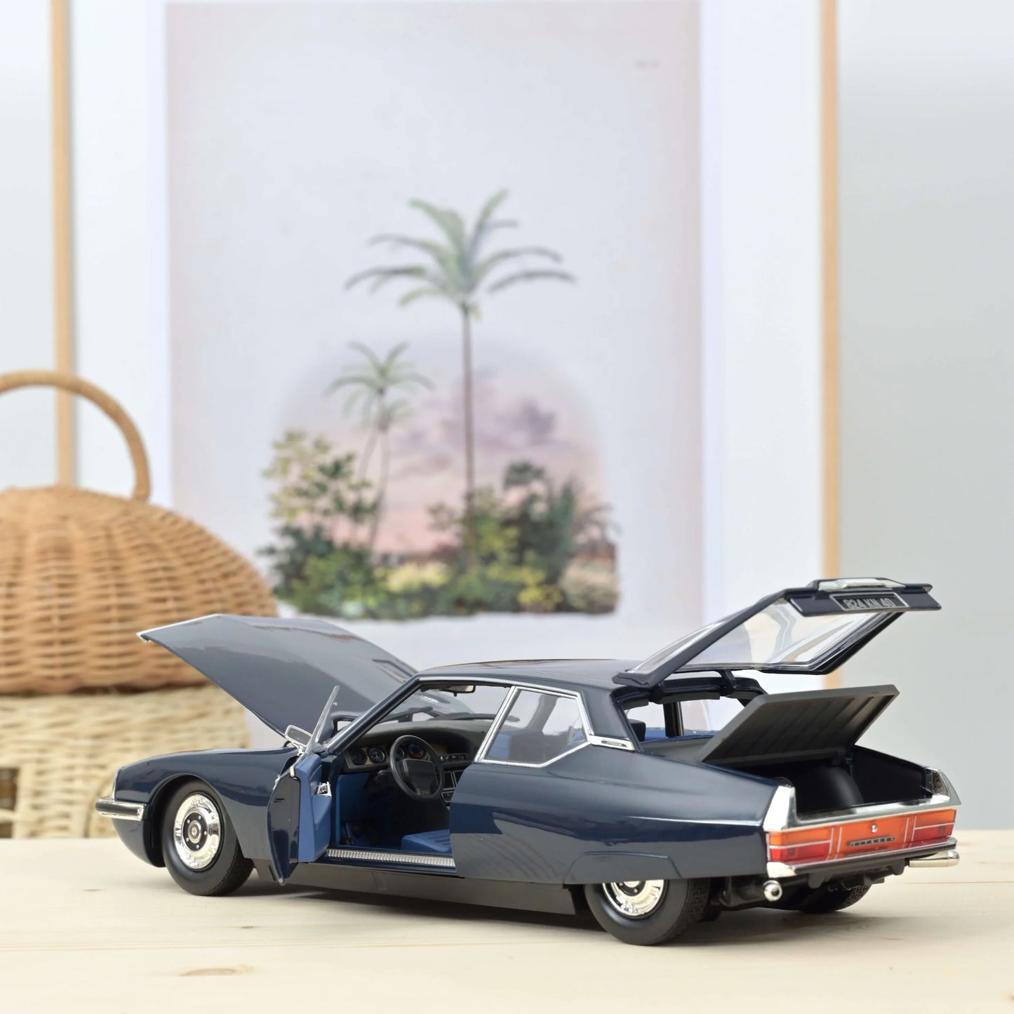 Citroën SM 1972 Orient Blue – Die‑Cast Norev