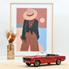 Ford Mustang Convertible 1966 – Signal Flare Red – Norev