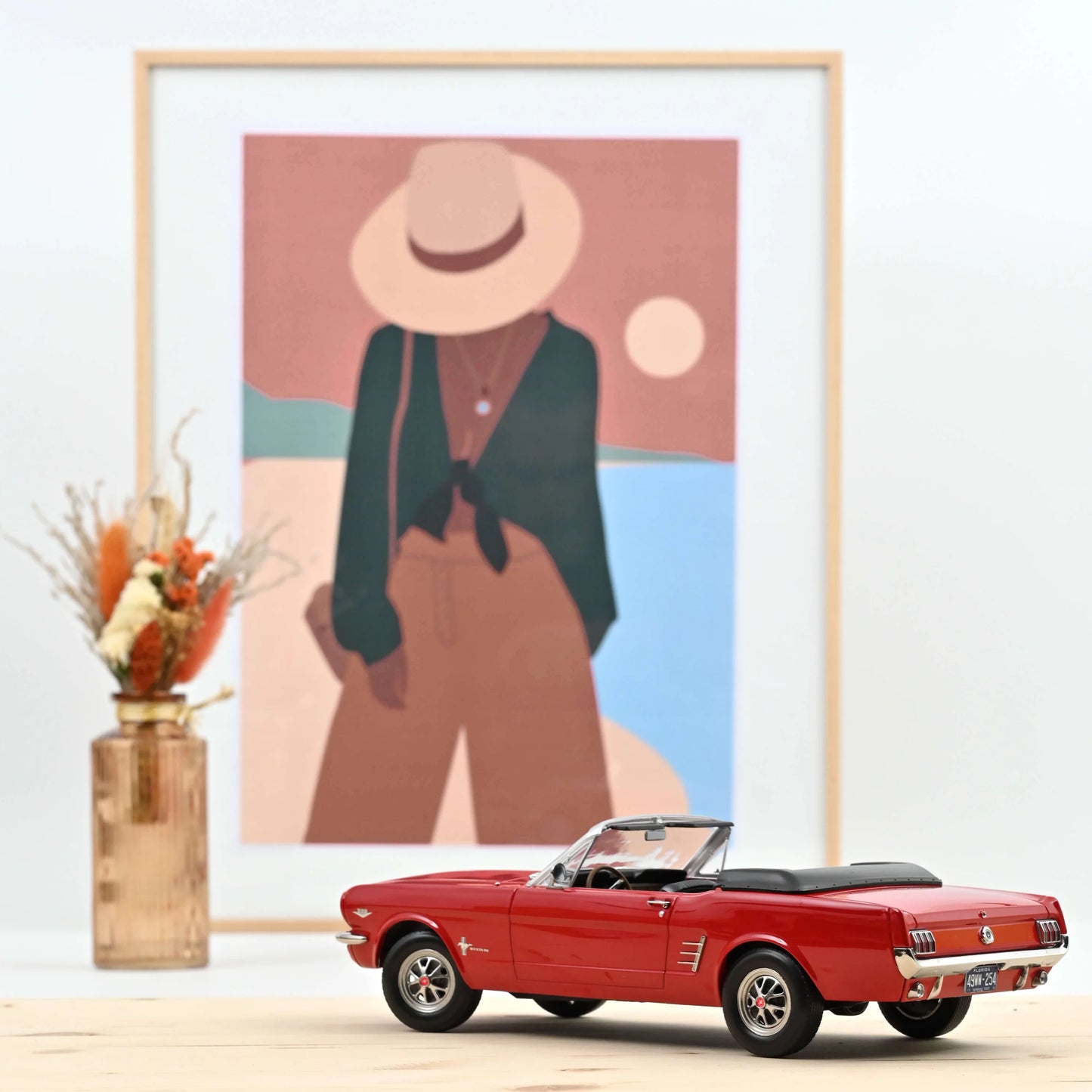 Ford Mustang Convertible 1966 – Signal Flare Red – Norev