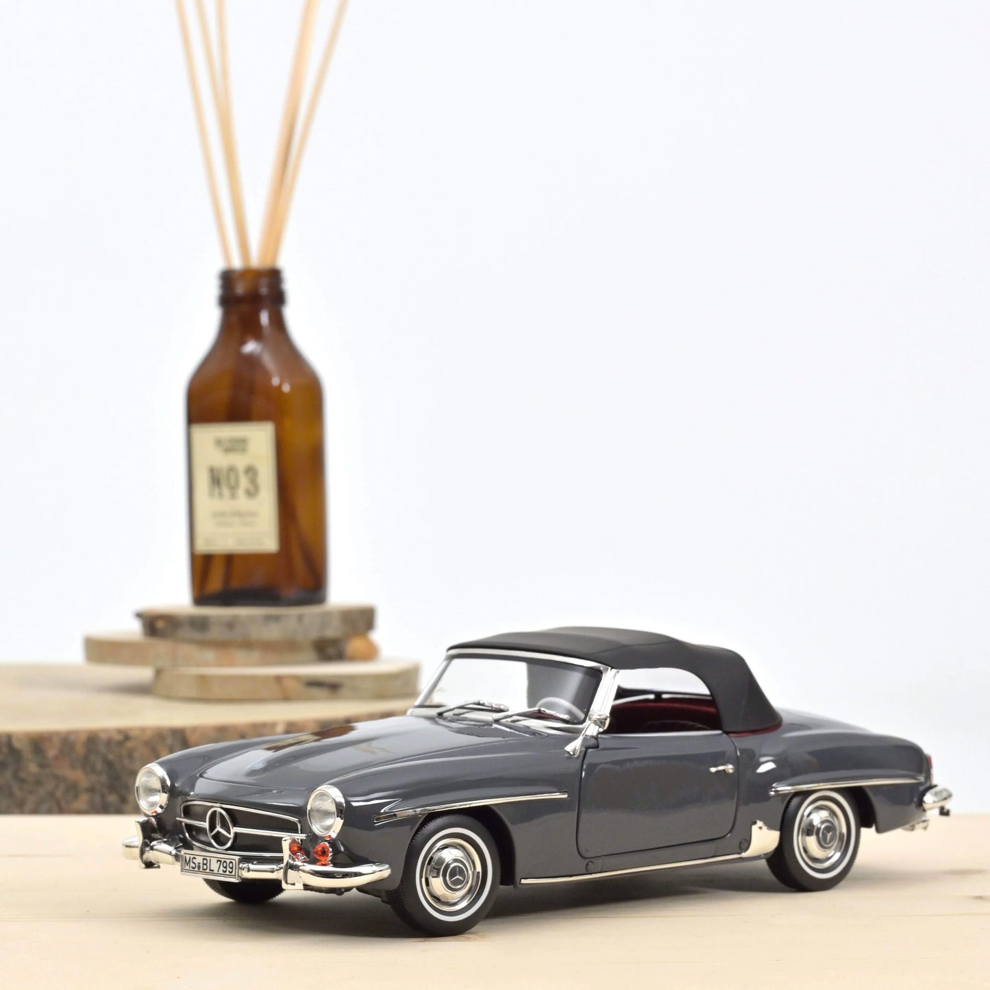Mercedes-Benz 190 SL Roadster 1957 – Grey – Norev