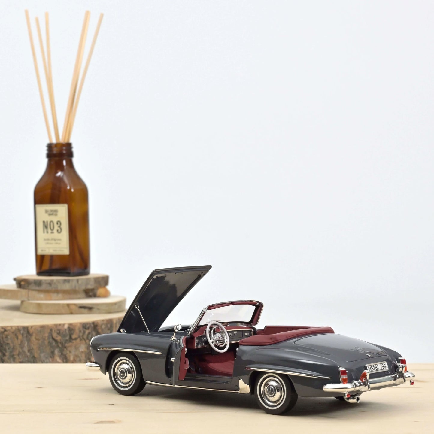 Mercedes-Benz 190 SL Roadster 1957 – Grey – Norev