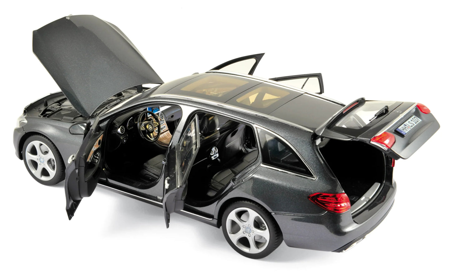Mercedes‑Benz C‑Klasse Estate 2014 Grey Metallic – 1:18 Die‑Cast Norev