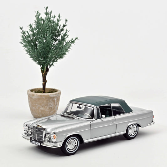 Mercedes‑Benz 280 SE Cabriolet 1969 Silver Metallic – Die‑Cast Norev