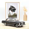 Mercedes‑Benz 280 SE 1968 – Crna – Die‑Cast Norev