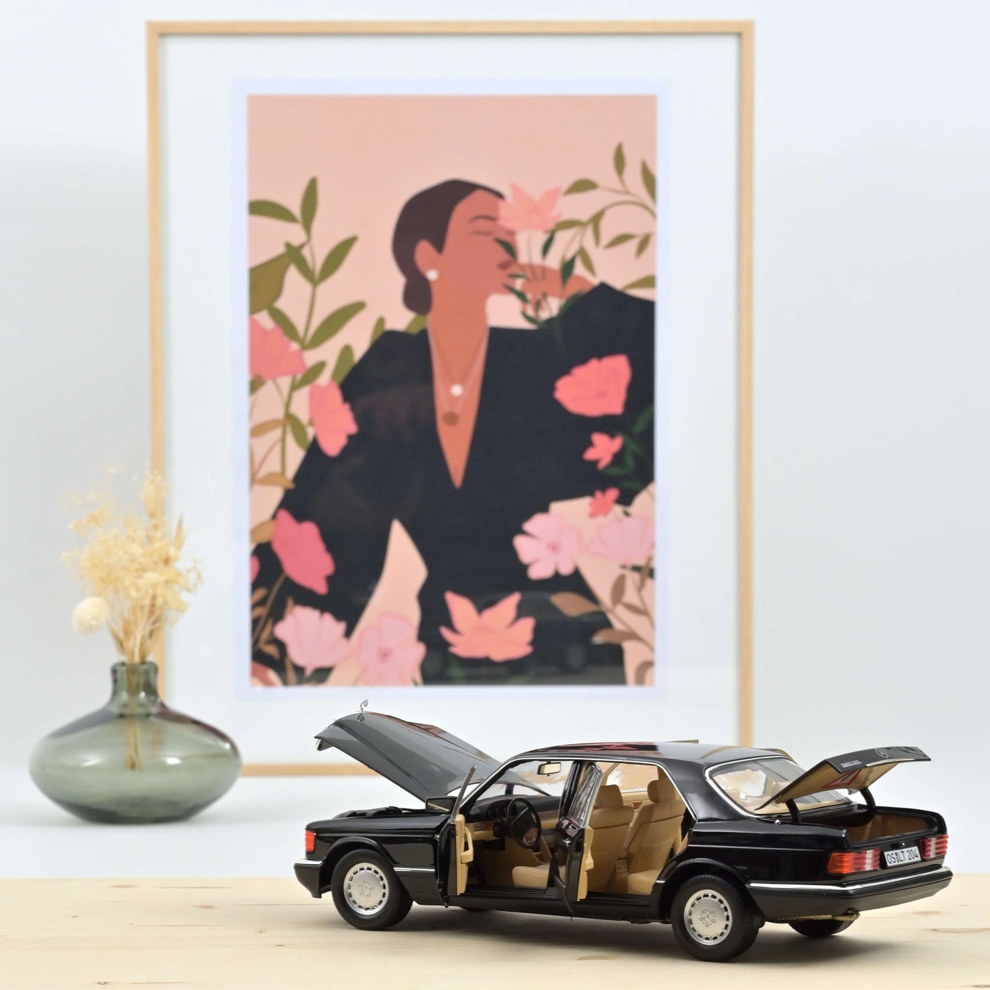 Mercedes-Benz 560 SEL 1989 – Crna metalik – Norev