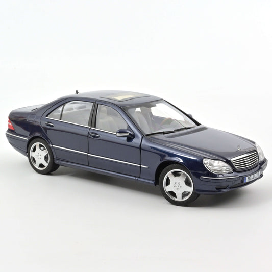 Mercedes‑Benz S55 AMG (W220) 2000 – Blue Metallic – 1:18 Norev